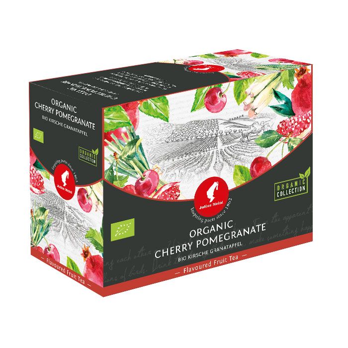 Julius Meinl - Čaj Big Bags Organic Cherry Pomegranate 20 x 4 g