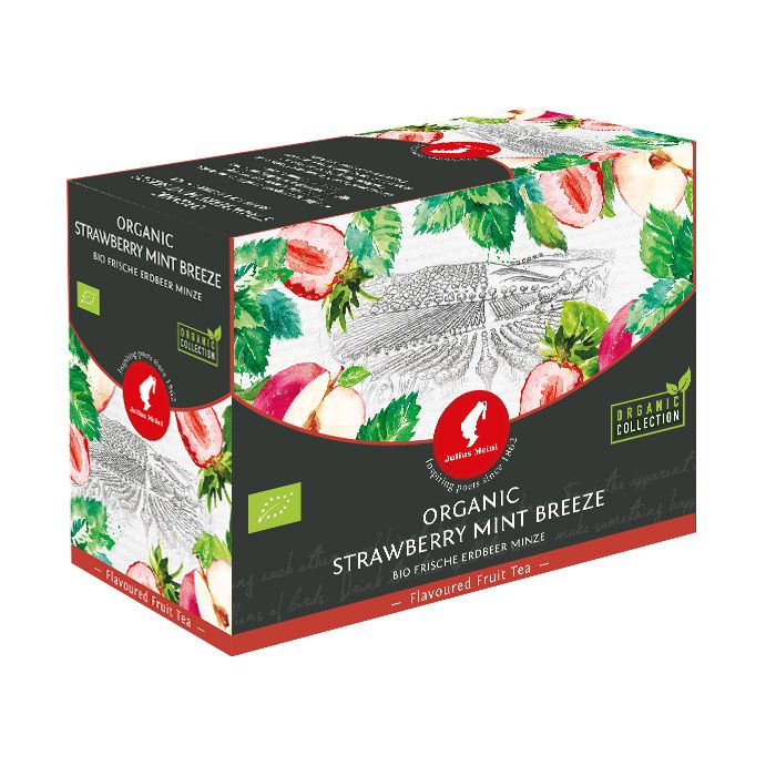 Julius Meinl - Čaj Big Bags Organic Strawberry Mint Breeze 20 x 3,5 g