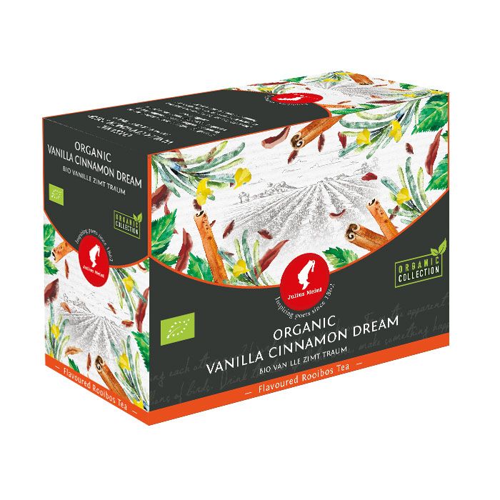 Julius Meinl - Čaj Big Bags Bio Rooibos Vanilla Cinnamon Dream 20 x 3,5 g