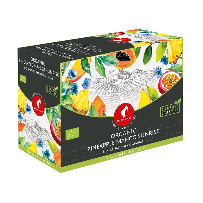 Julius Meinl - Čaj Big Bags Bio Green Tea Mango Pineapple Sunrise 20 x 4 g