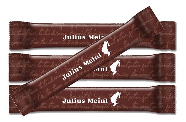 Julius Meinl - Cukr třtinový, porcovaný 3,6 g - 100 kusů