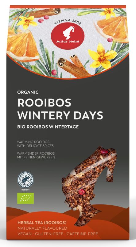 Julius Meinl - Čaj sypaný Leaf Tea Bio RFA Rooibos Wintery Days 250g