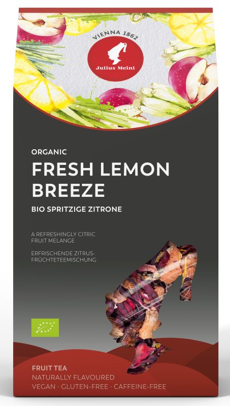 Julius Meinl - Čaj sypaný Leaf Tea Bio Fresh Lemon Breeze 250g
