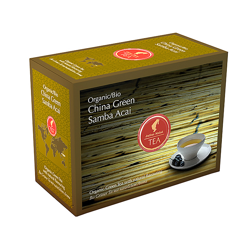 Julius Meinl - Čaj Big Bags Bio China Green Samba Acai 20 x 3 g