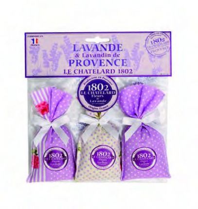 Le Chatelard - Dárkové sáčky s levandulí a lavandinem
